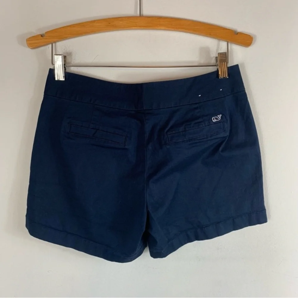 Vineyard Vines Cotton Chino Navy Blue Shorts 8.5 inseam SZ 4